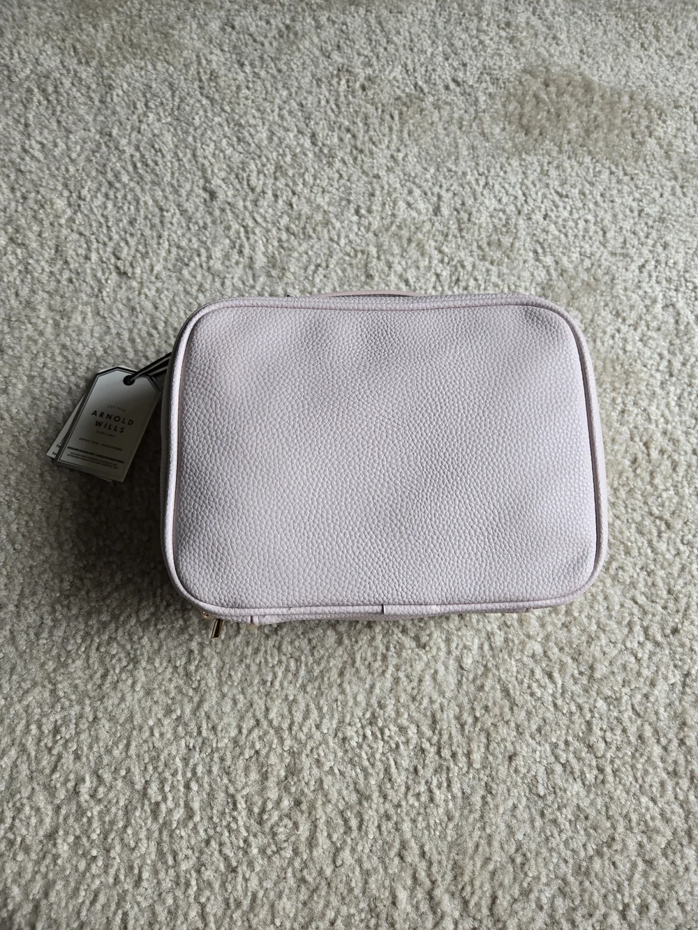 Arnold Willis Large Pink Makeup & Jewellery Travel Case